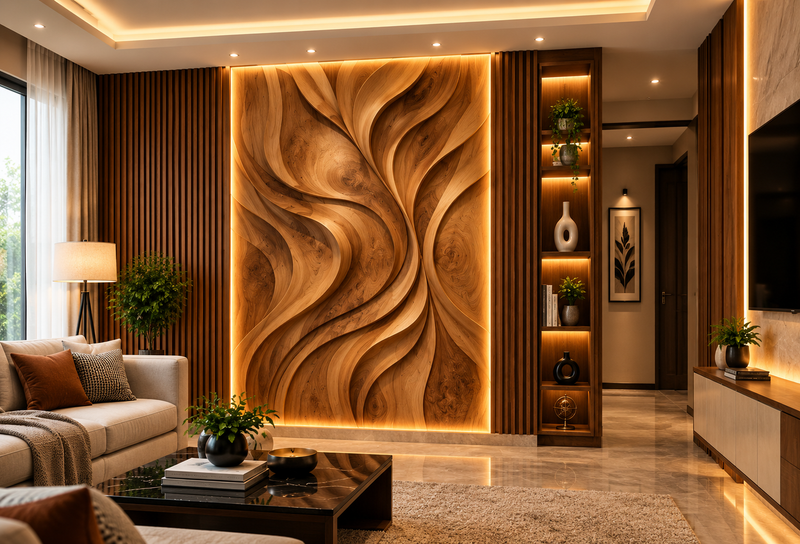 figured wood 3d