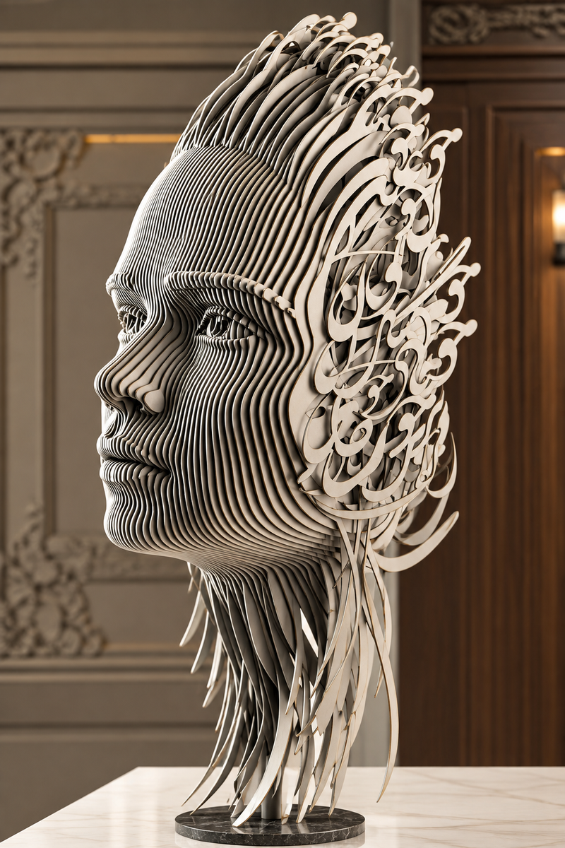 Layered Profile Sculpture