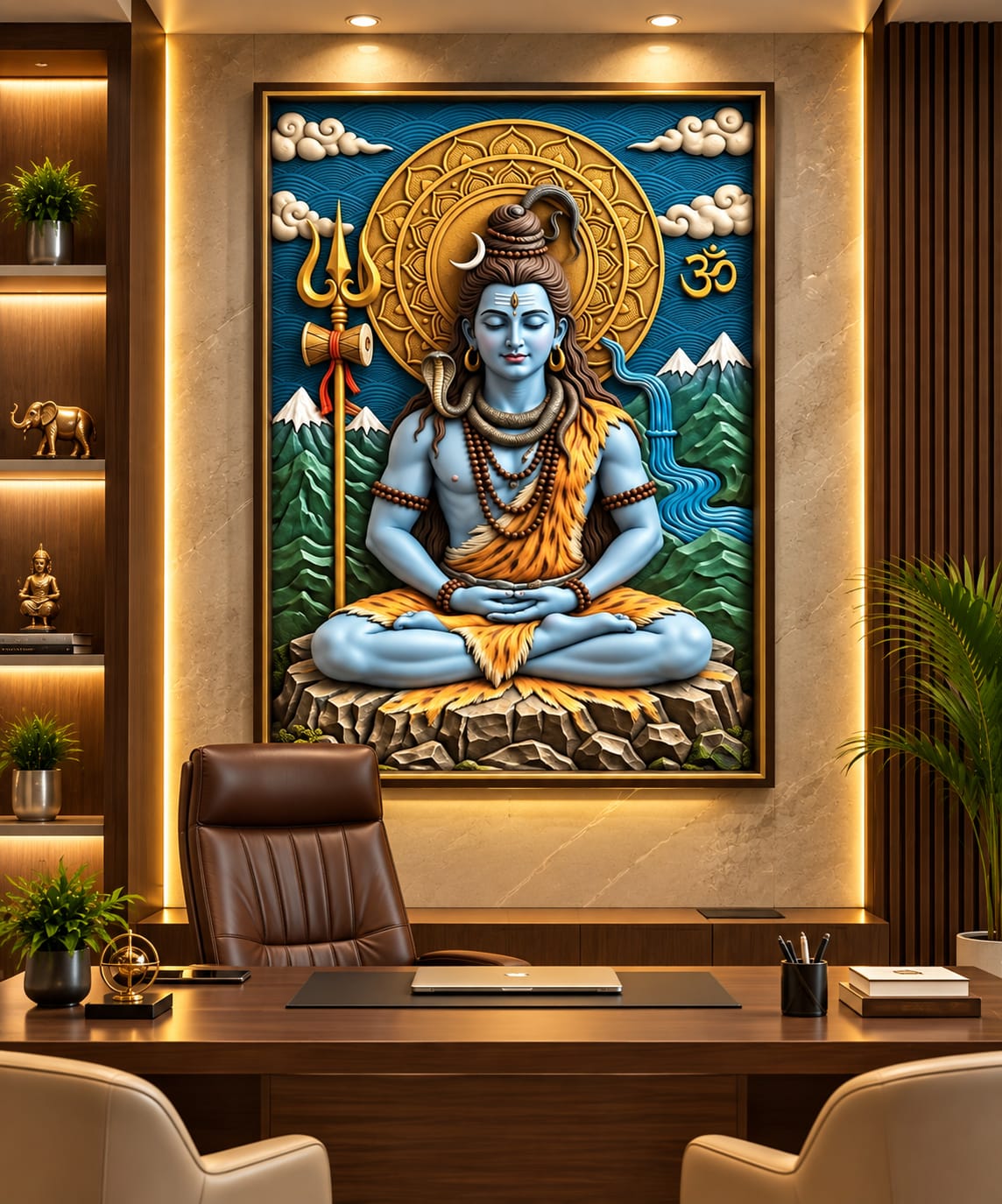 Meditation Shiva Wall Art