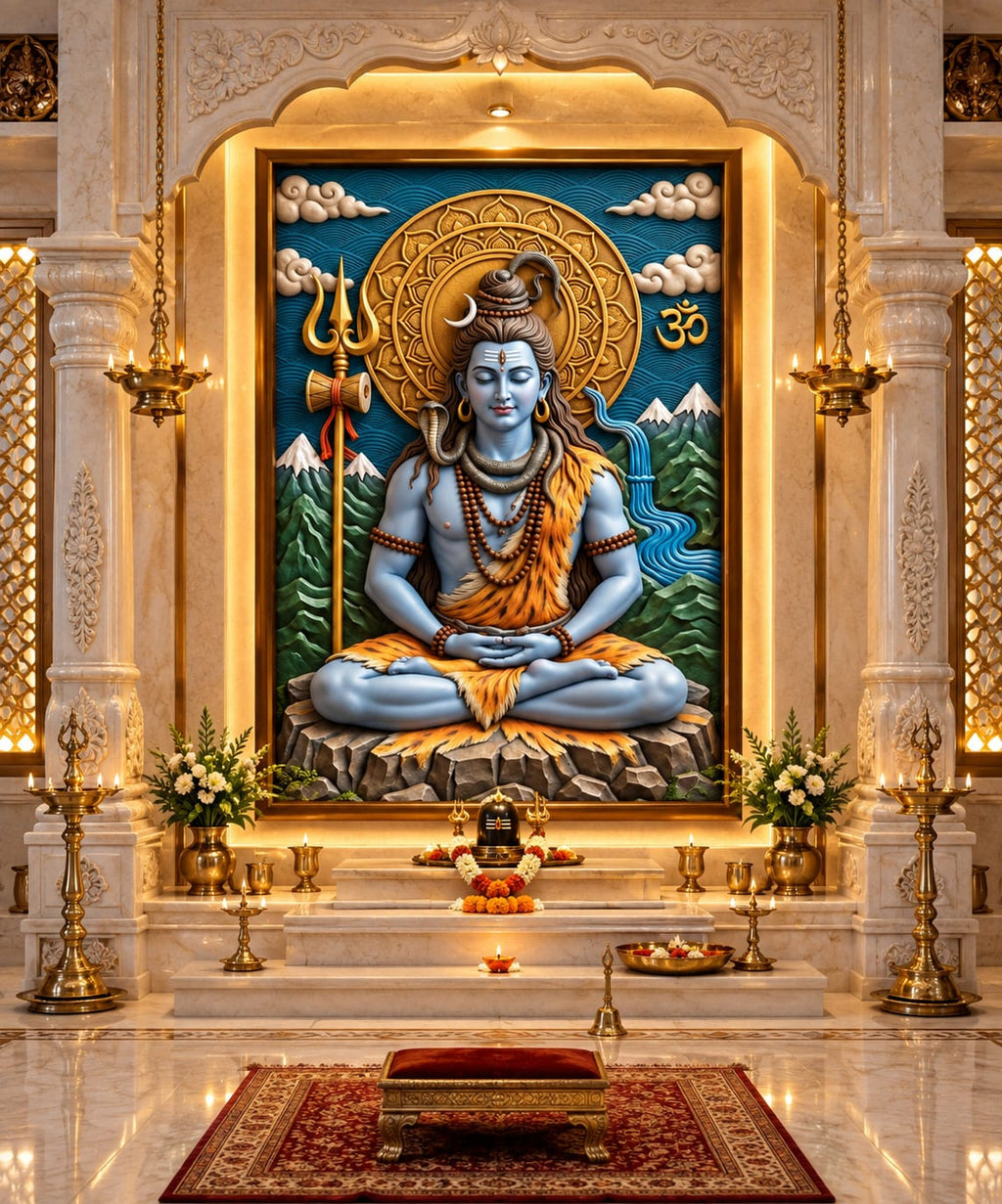 Meditation Shiva Wall Art