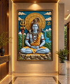 Meditation Shiva Wall Art
