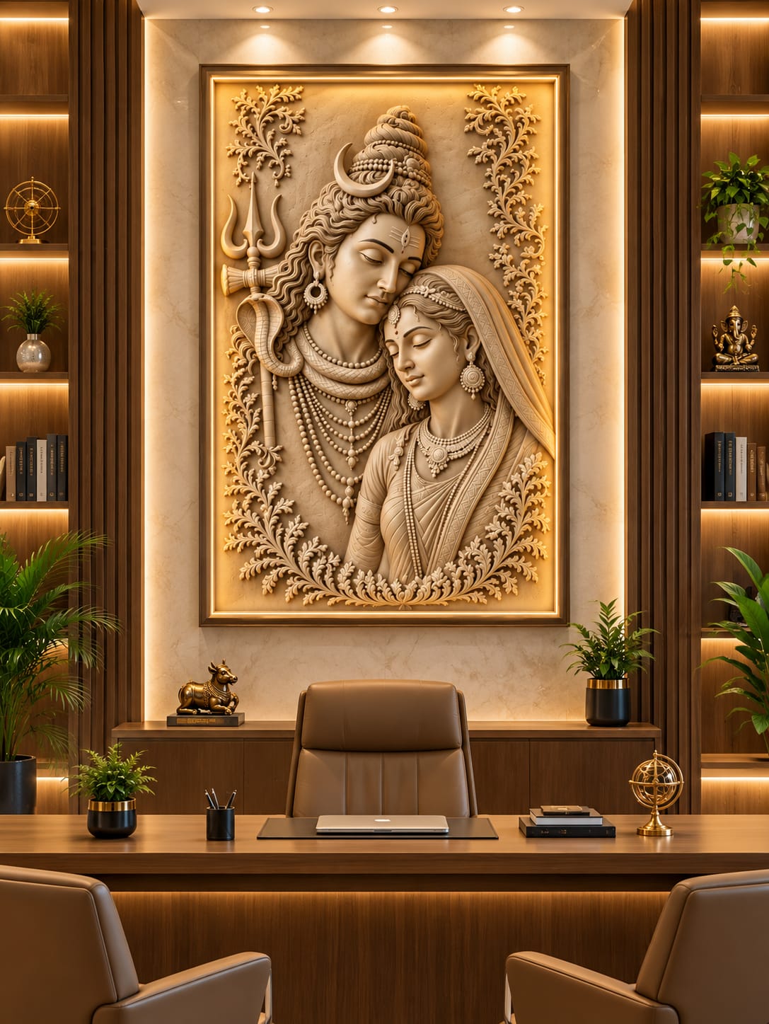 Shiv Parvati Wall Art