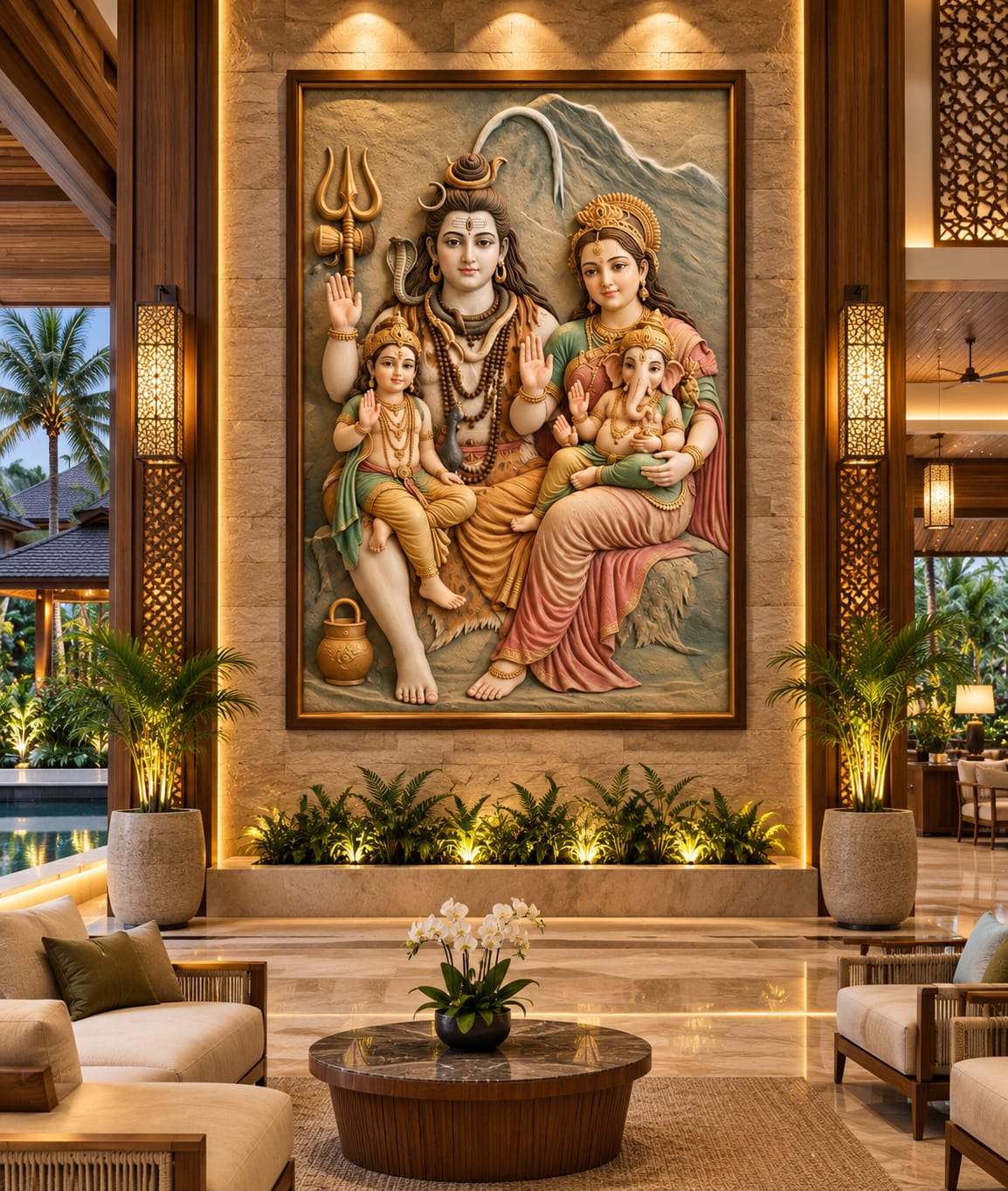 Shiv Parivar Wall Art