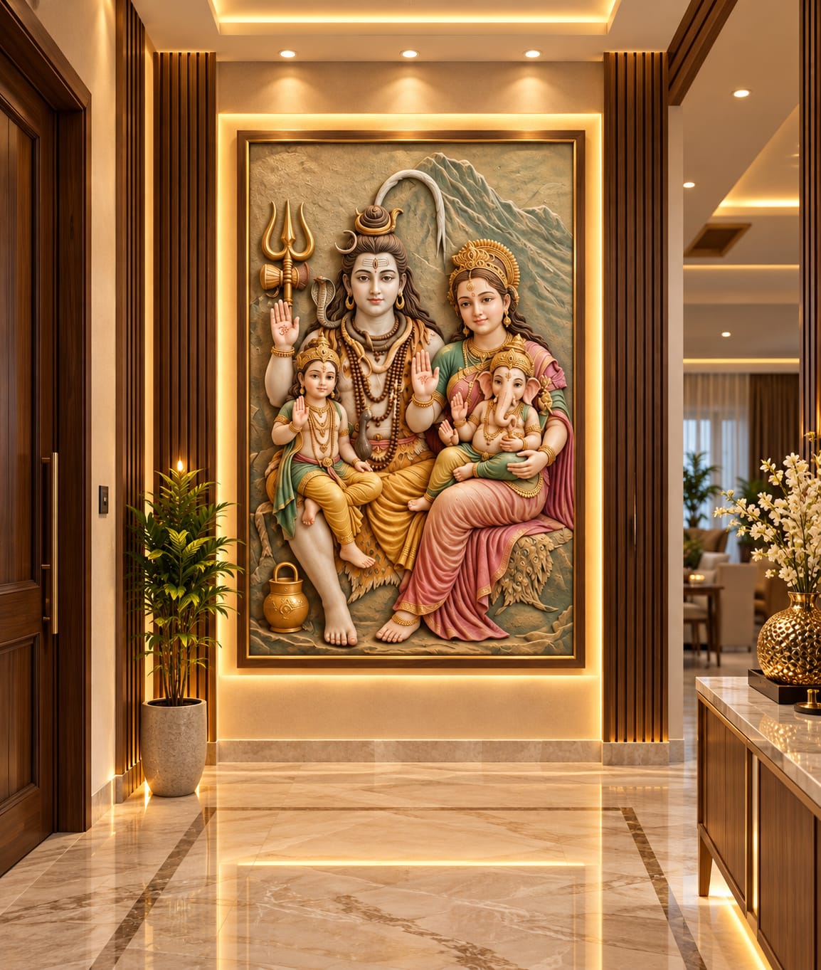 Shiv Parivar Wall Art
