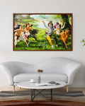 Krishna & Gopas Playing