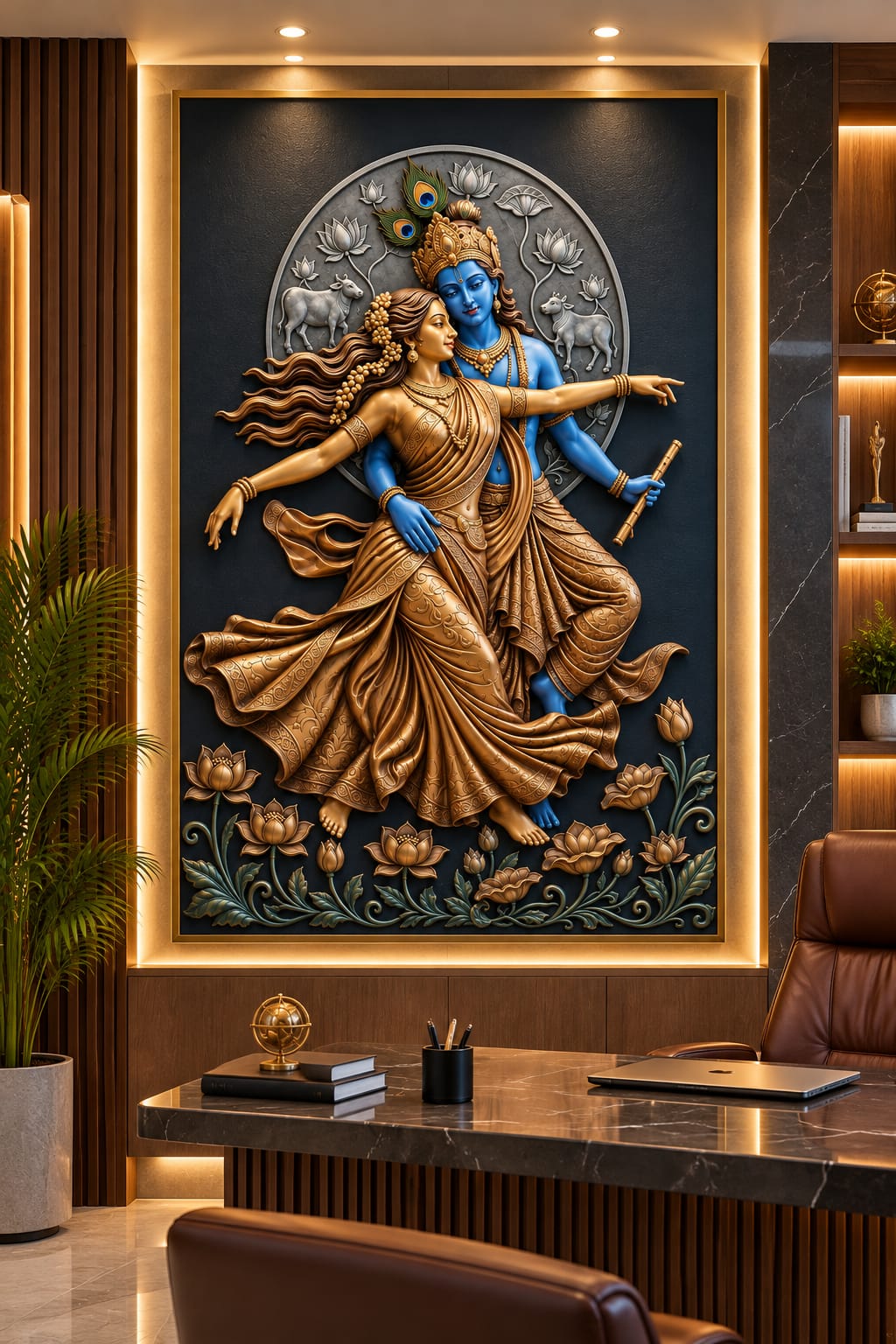 Radha Krishna Wall Art