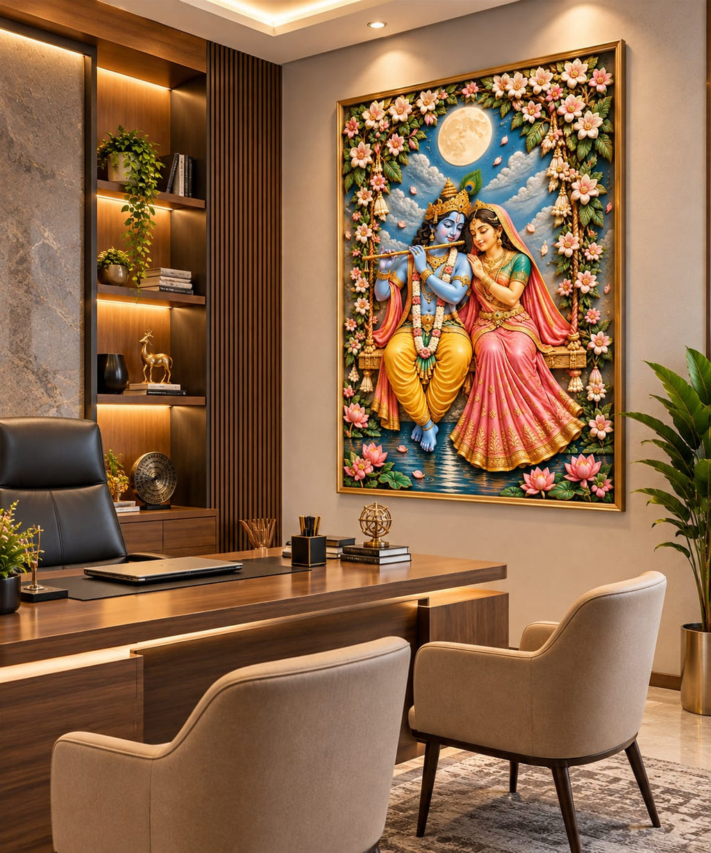 Radha Krishna Wall Art