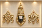 Jagannath Tilak, Chakra and Shankh Wall Art
