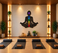 Seven Chakra Meditation Wall Art