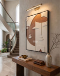 Abstract Split Face Wall Art