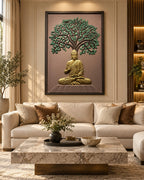 Buddha Under Tree Wall Art