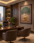 Buddha Under Tree Wall Art