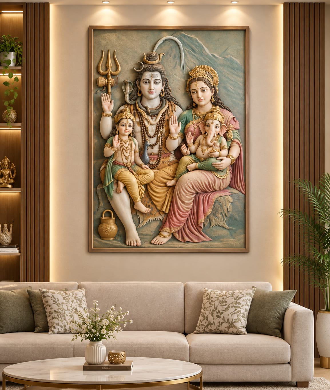 Shiv Parivar Wall Art