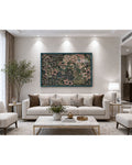 Floral Paisley Layer Art Panel