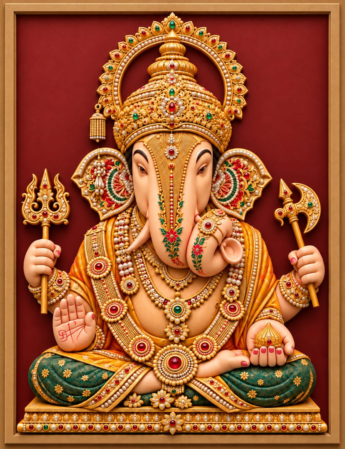 Dagdusheth Ganpati Wall Art