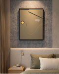 Golden Horizon Abstract Wall Art