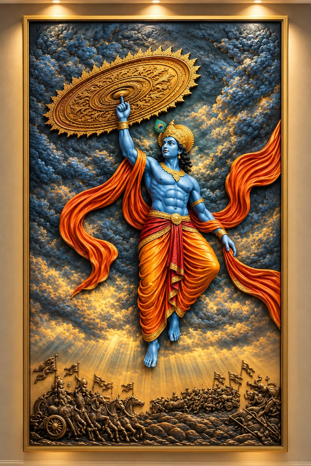 Vishwaroop Krishna Wall Art