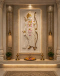 Lord Ram Marble Bow & Arrow Relief