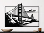 Golden Gate Bridge Metal Wall Art