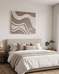 Ocean Waves Textured Rope Wall Art