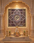 Om Mandala Layer Art
