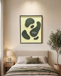 Organic Pebbles Wall Art - Olive