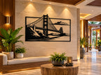 Golden Gate Bridge Metal Wall Art