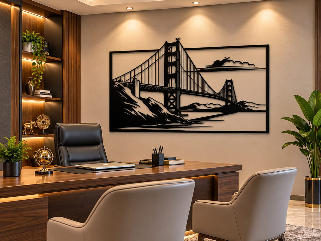 Golden Gate Bridge Metal Wall Art