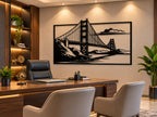Golden Gate Bridge Metal Wall Art
