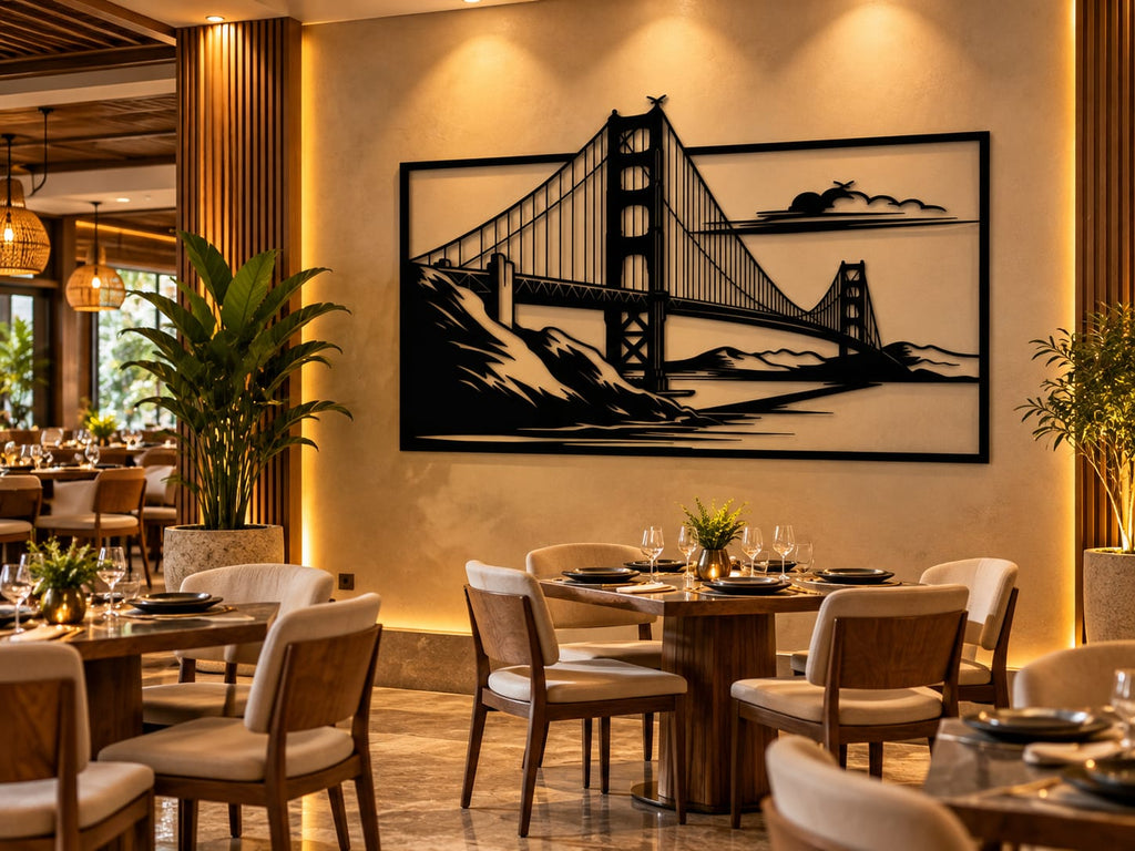 Golden Gate Bridge Metal Wall Art