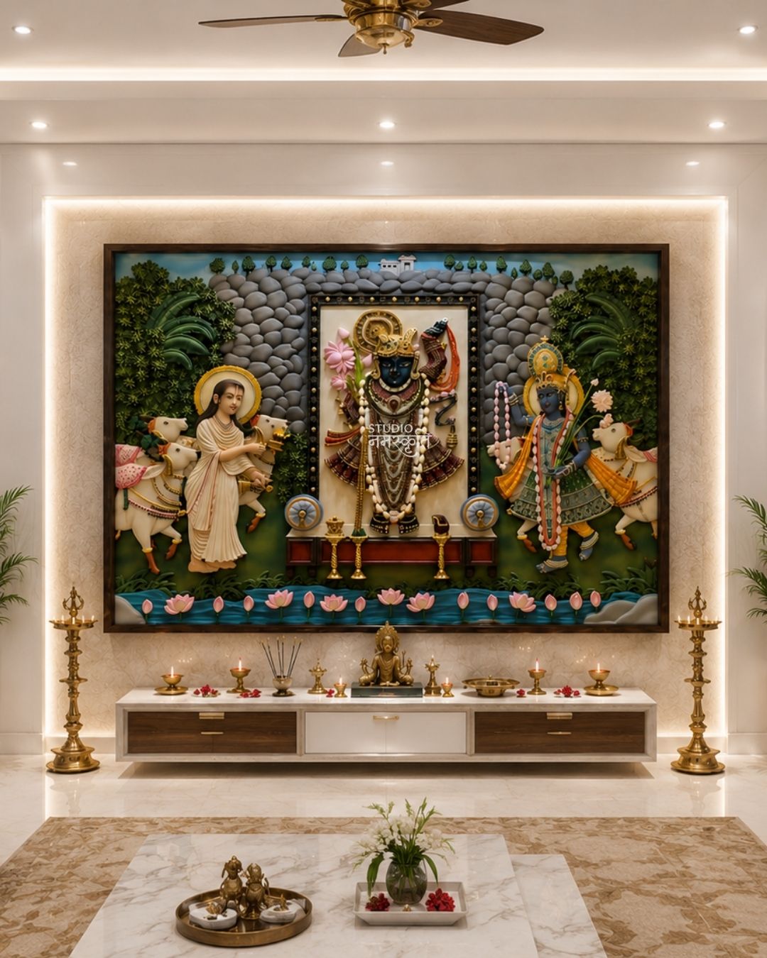 Shrinathji Gopashtami Panoramic Mural