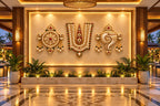 Jagannath Tilak, Chakra and Shankh Wall Art