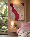 Woven Wave Textured Wall Art